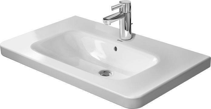 DuraStyle furniture washbasin 800 x 480mm, with tap hole, with overflow