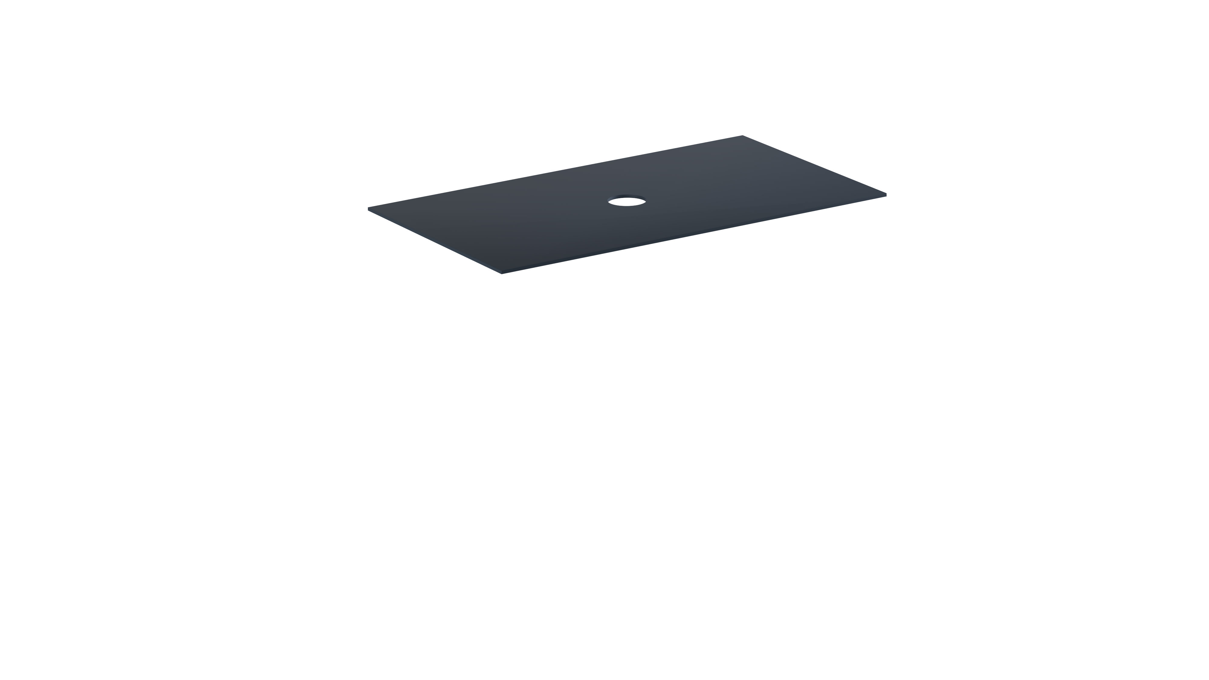 Thebalux Skinny Alumium-Deckplatte 80cm