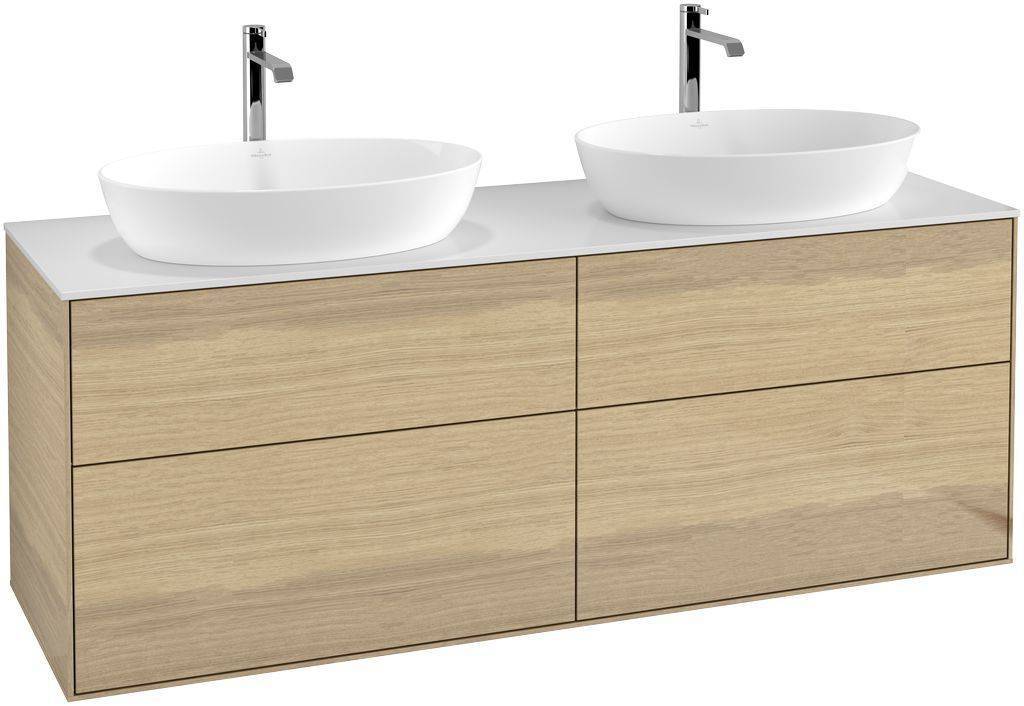 Villeroy & Boch Finion Waschtischunterschrank 1600 x 603 x 501mm, Abdeckplatte weiß matt