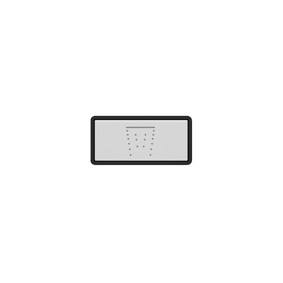 Taste mit Schwall-Symbol für 63006 und 63081