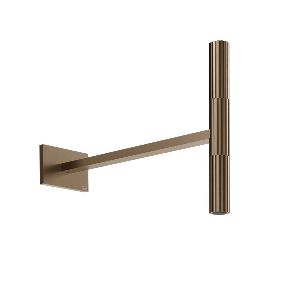 Gessi Incastri Kopfbrause, Coffee bronze gebürstet PVD