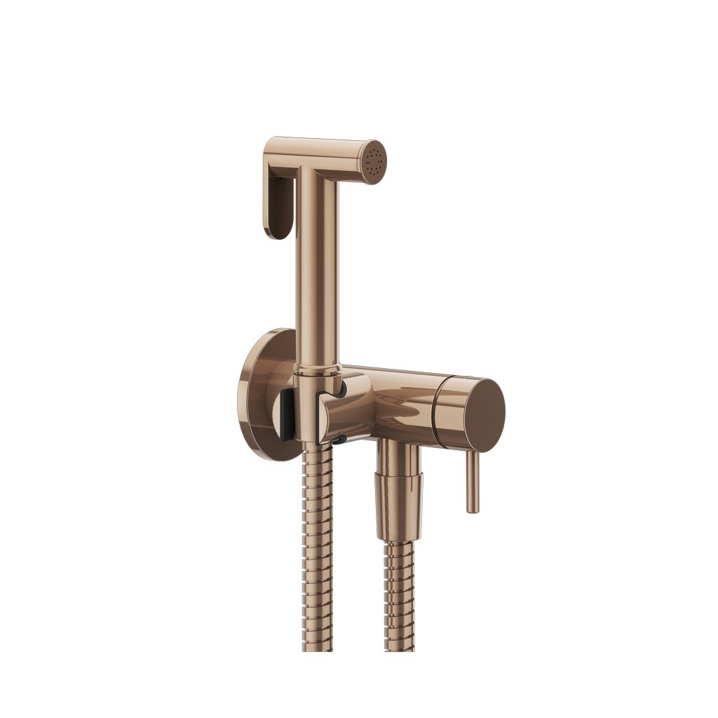 Gessi Vetaglio Bidet-Brause-Set Kupfer PVD