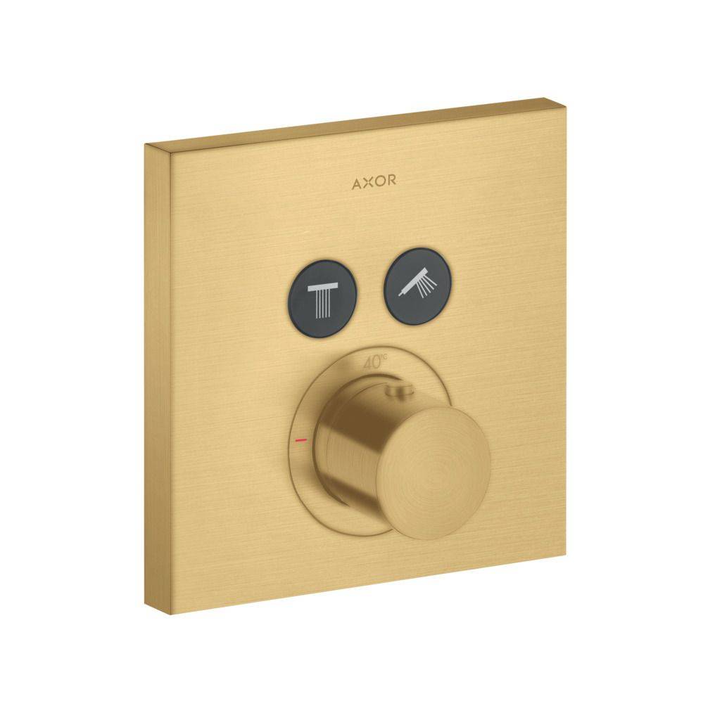ShowerSelect Square Thermostat Unterputz für 2 Verbraucher