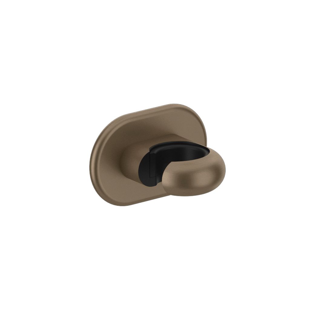 Gessi Goccia Wand-Brausehalter Coffee bronze gebürstet PVD