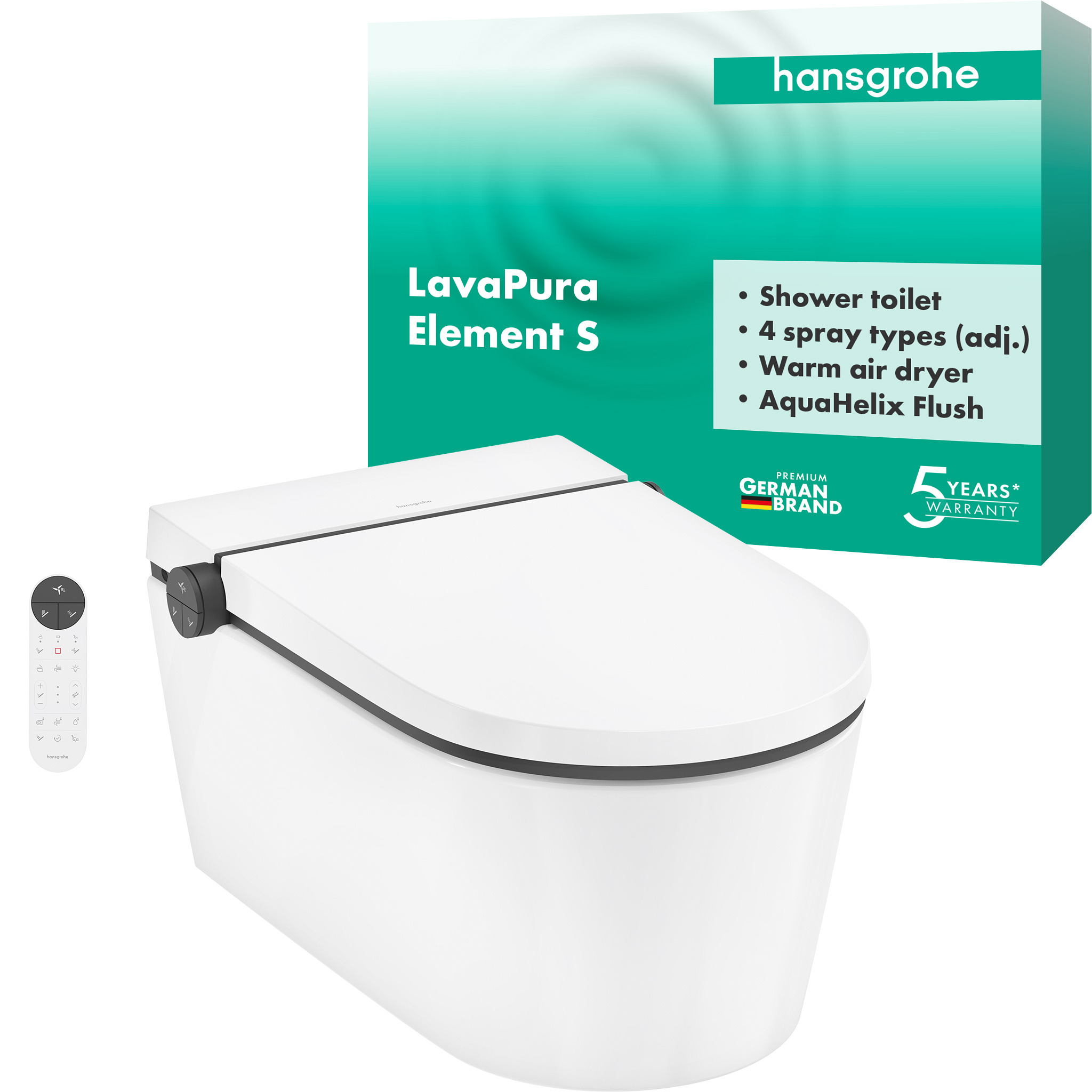 LavaPura Element S Wand-Dusch-WC