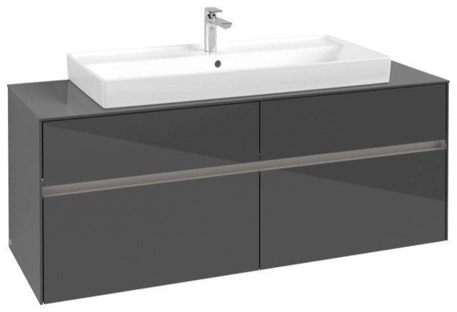 Villeroy & Boch Collaro Waschtischunterschrank 1400 x 548 x 500mm, mit LED Beleuchtung