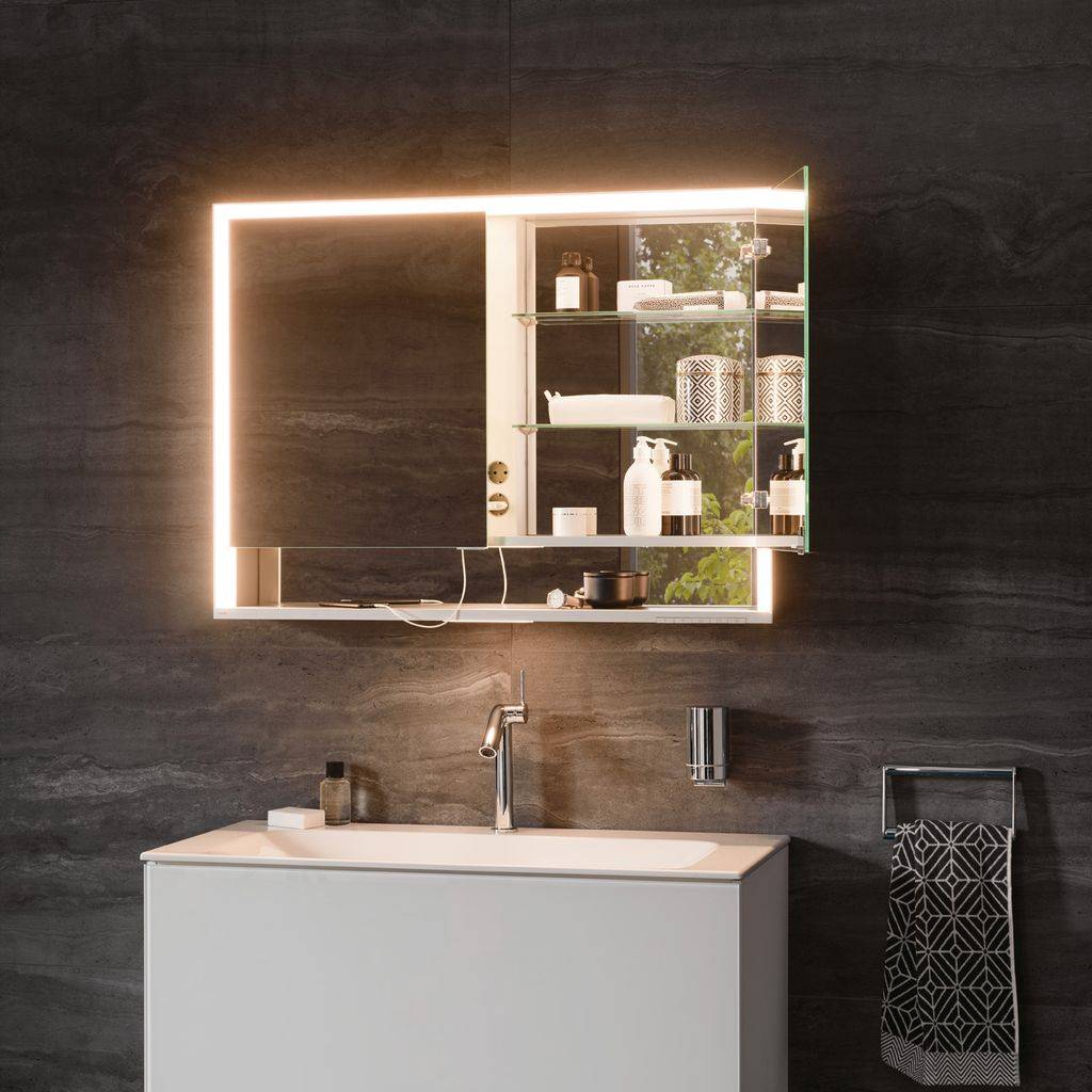 Royal Lumos Wandeinbau-Spiegelschrank 1000 x 735 x 165mm 14314171301
