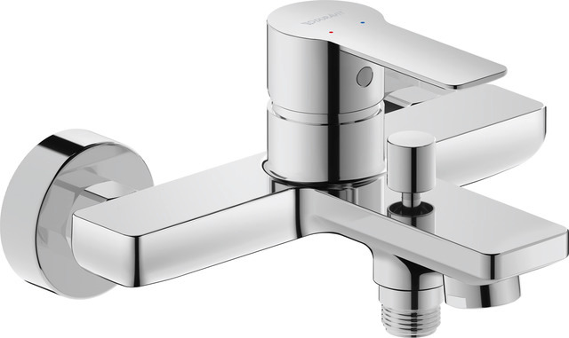 Duravit D-Code 2.0 Einhebel-Wannenmischer Aufputz
