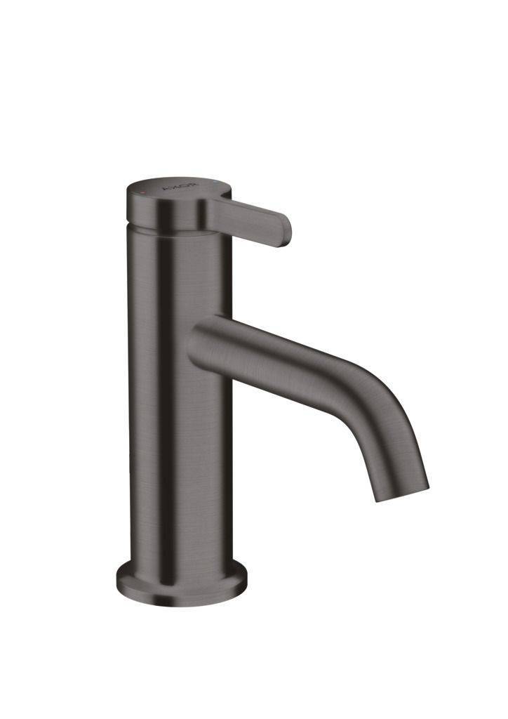 One single-lever basin mixer 70 with lever handle and pop-up waste