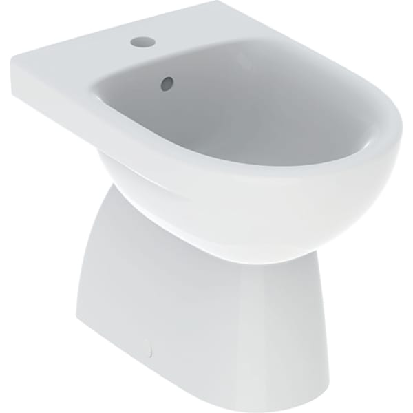 Renova Standbidet, teilgeschlossene Form T:52cm, mit Überlauf, weiß