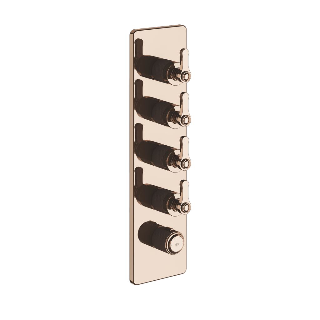 Gessi Venti20 4-Wege Thermostat Kupfer PVD