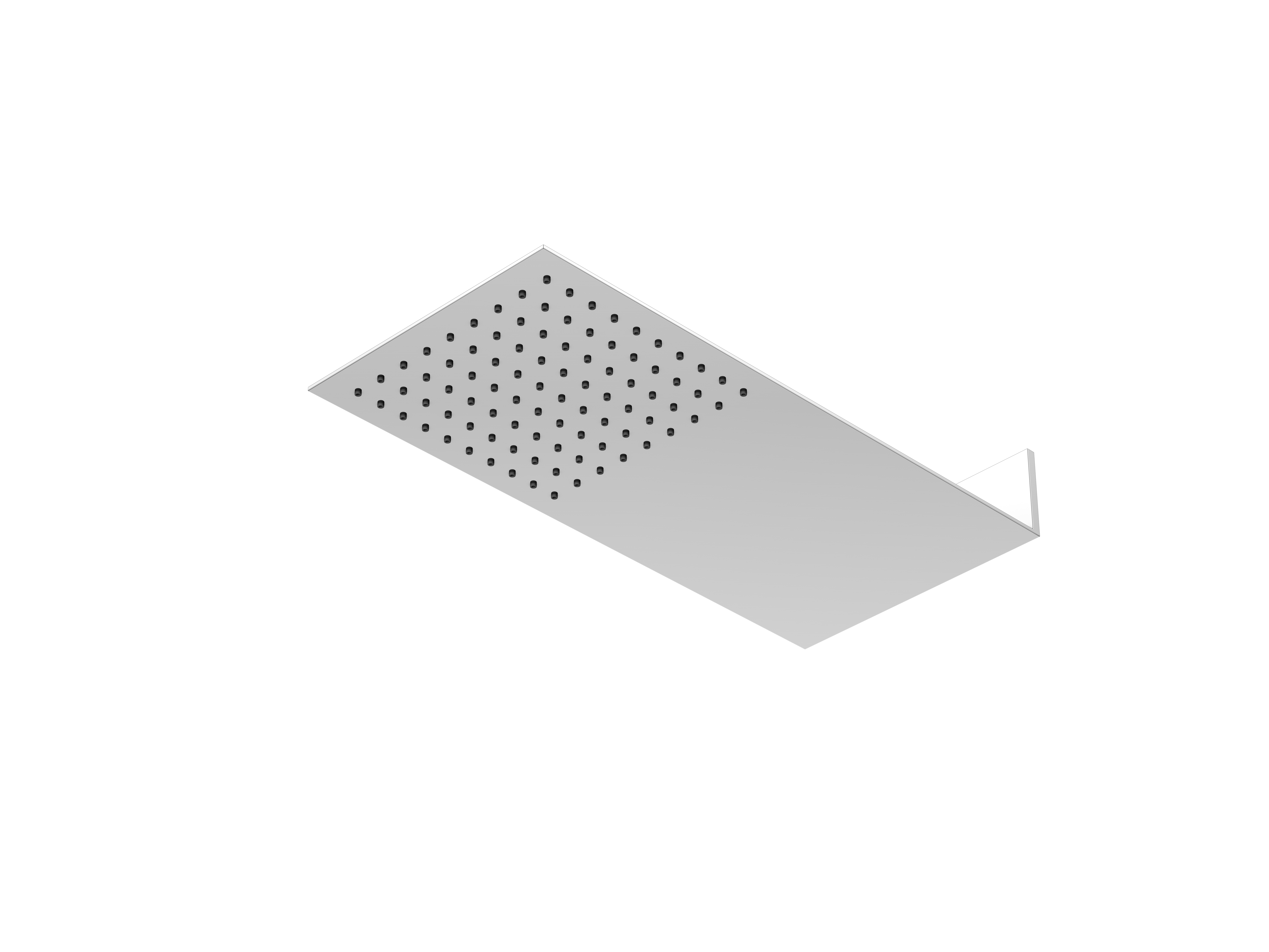 Steinberg Wall Rain Regenpaneel mit 1 Strahlart