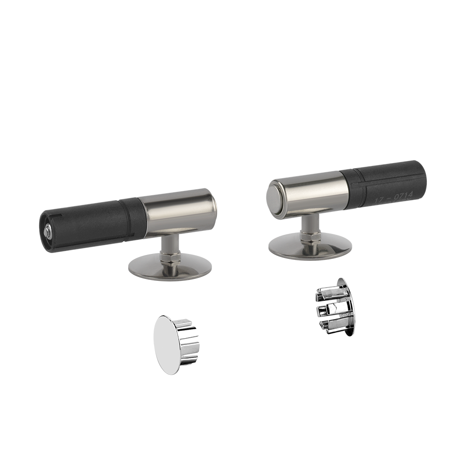 Gessi WC-Sitz-Scharniere mit Absenkautomatik chrom