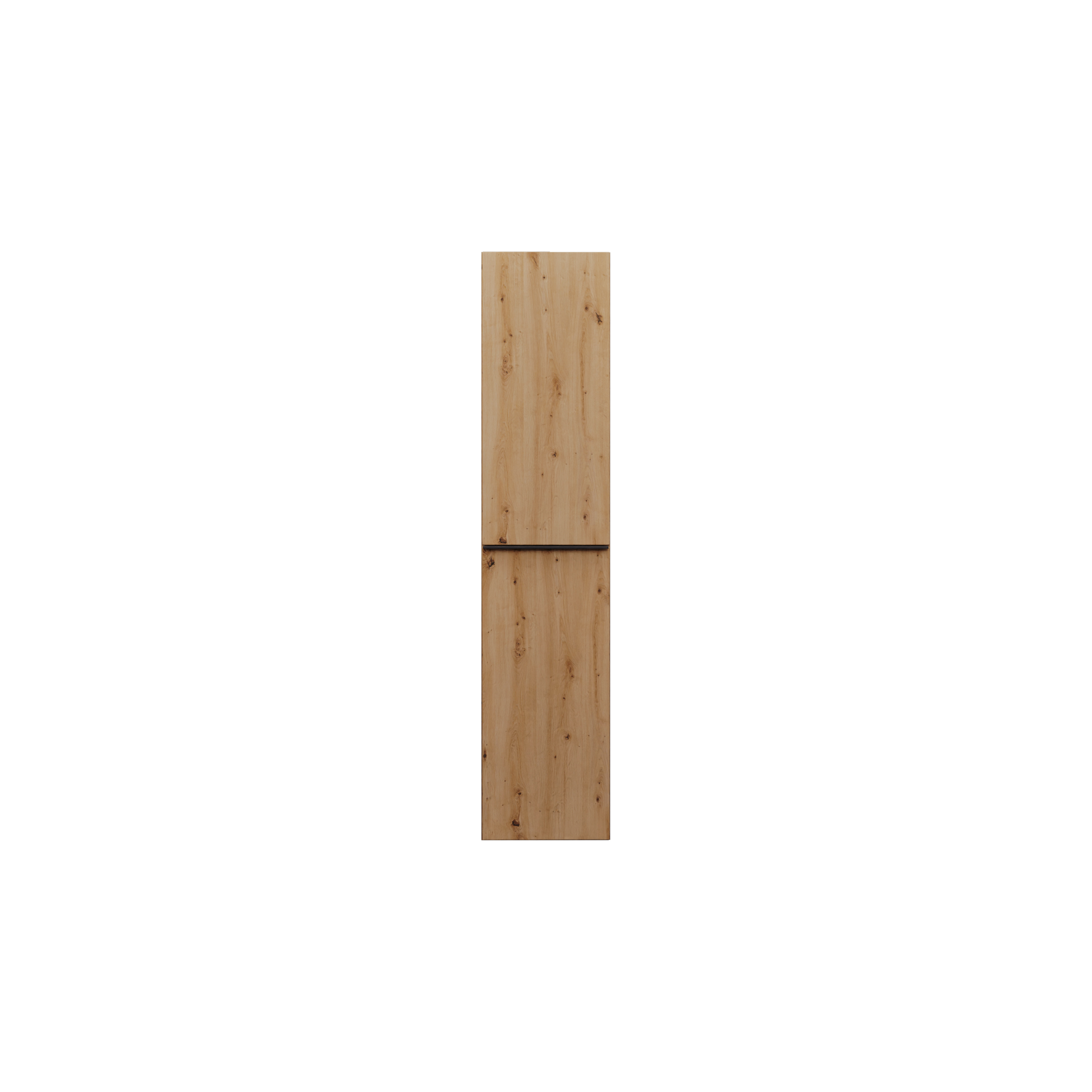 burgbad Fiumo 2.0 Hochschrank Eiche Dekor Urban, Griff Schwarz Matt G0200