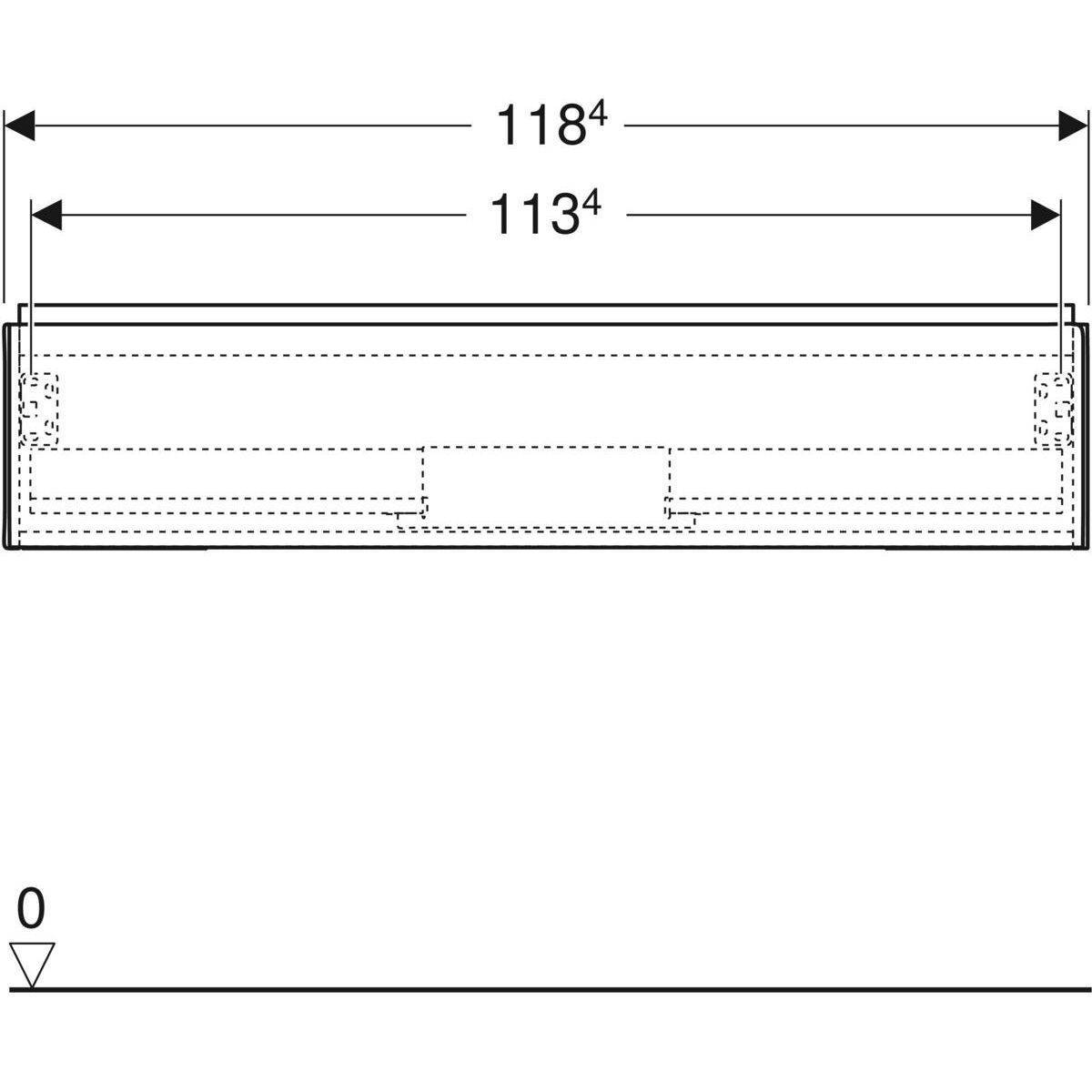 505075001_02 ONE Unterschrank für Waschtisch, 1 Auszug, 120cm