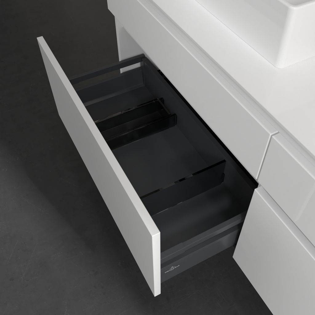 Legato vanity unit 1600x550x500 with 4 pull-outs