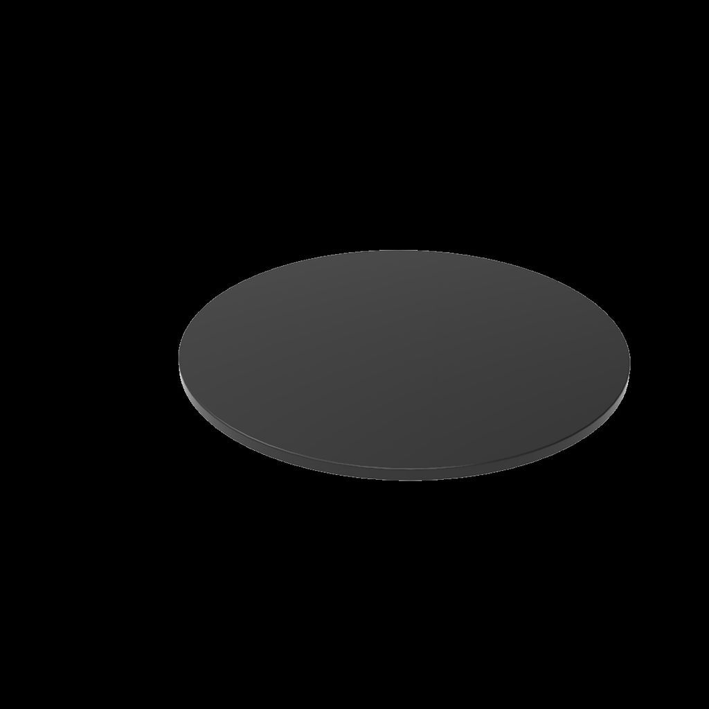 Glassdesign RHO Cover Ablaufabdeckung schwarz glänzend