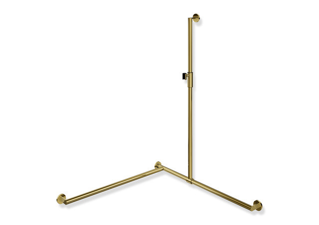 HEWI System 900 Duschhandlauf 1250 x 965 x 965 mm, links, Ø32, Magnetbrausehalter
