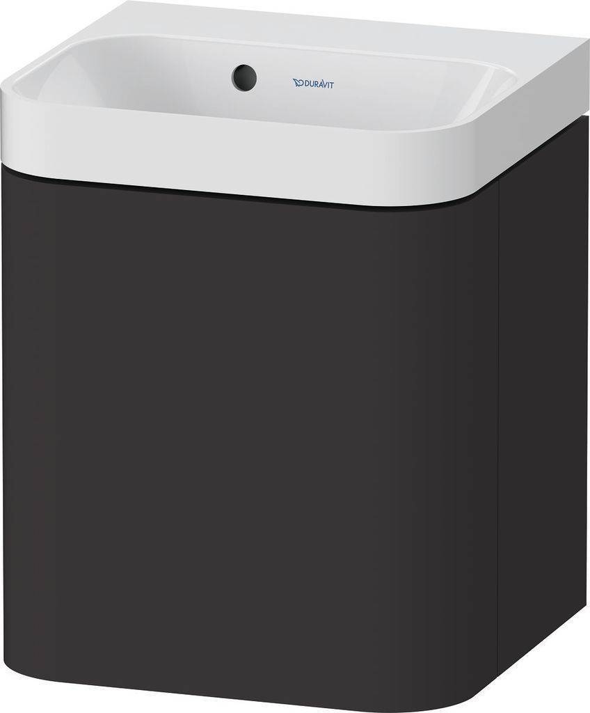 Duravit Happy D.2 Plus Möbelwaschtisch c-shaped mit Unterbau, wandhängend, 400 x 360mm
