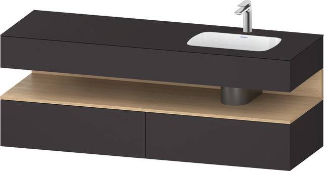 Duravit Collection One Einbauwaschtisch mit Unterbau 1600mm