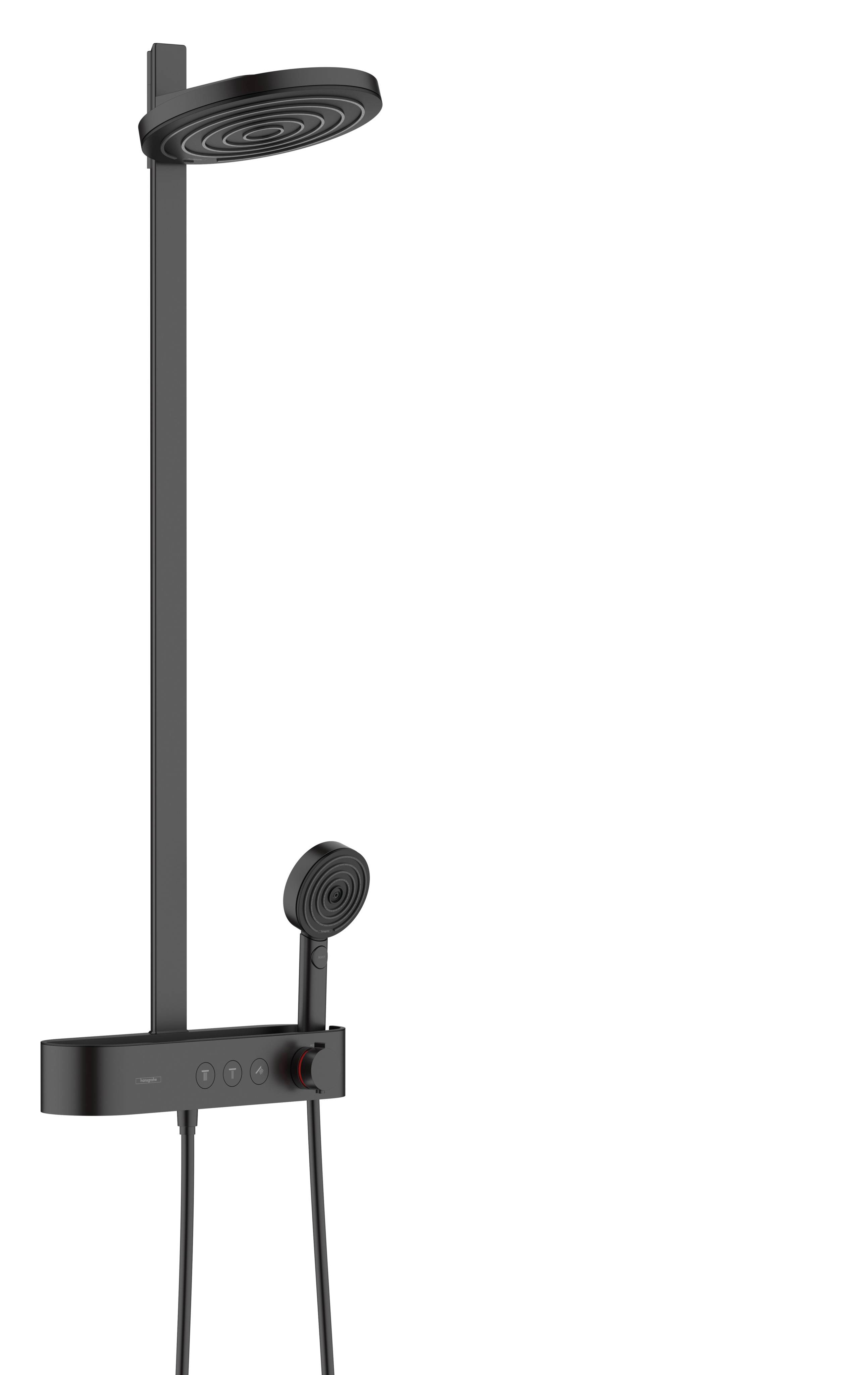 Hansgrohe Pulsify Showerpipe 260 2jet EcoSmart, ShowerTablet Select 400