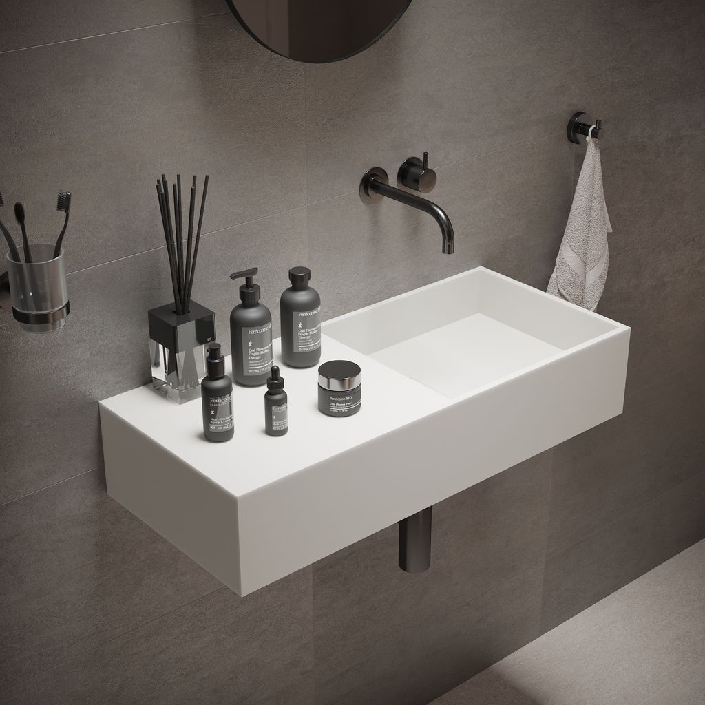 Wandwaschbecken Solidplan-75