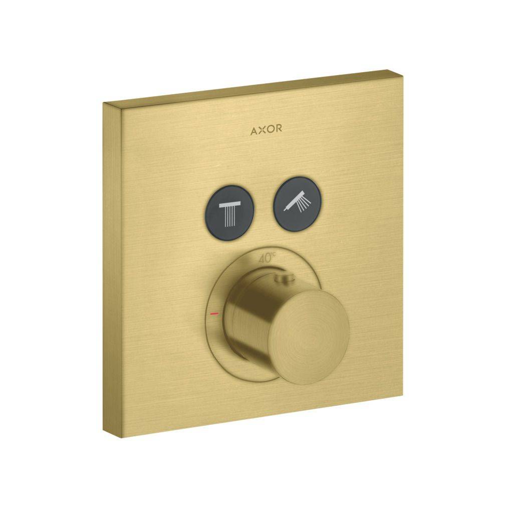 ShowerSelect Square Thermostat Unterputz für 2 Verbraucher