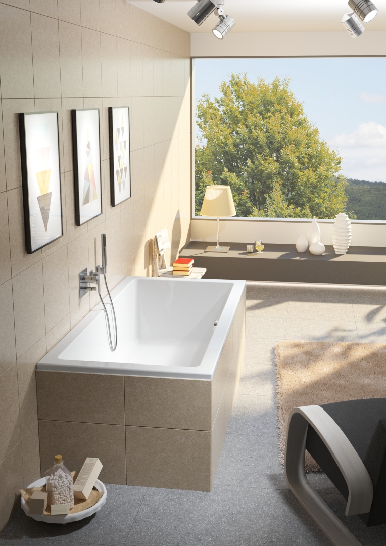 Lusso Einbau-Badewanne 190 x 90cm