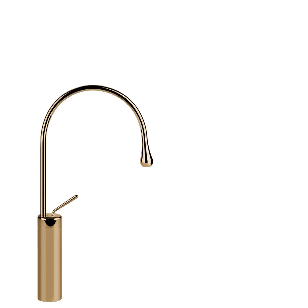 Gessi Goccia Waschtisch-Einhebelmischer Radius 125mm, warm bronze PVD