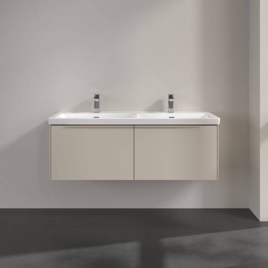 Villeroy & Boch Subway 3.0 Waschtischunterschrank 1272 x 429 x 478mm, mit LED Beleuchtung