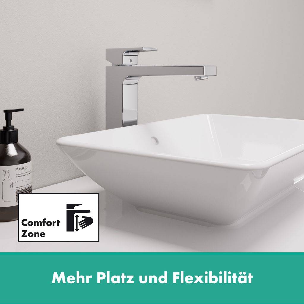 Vernis Shape Einhebel-Waschtischmischer 190  ohne Ablaufgarnitur