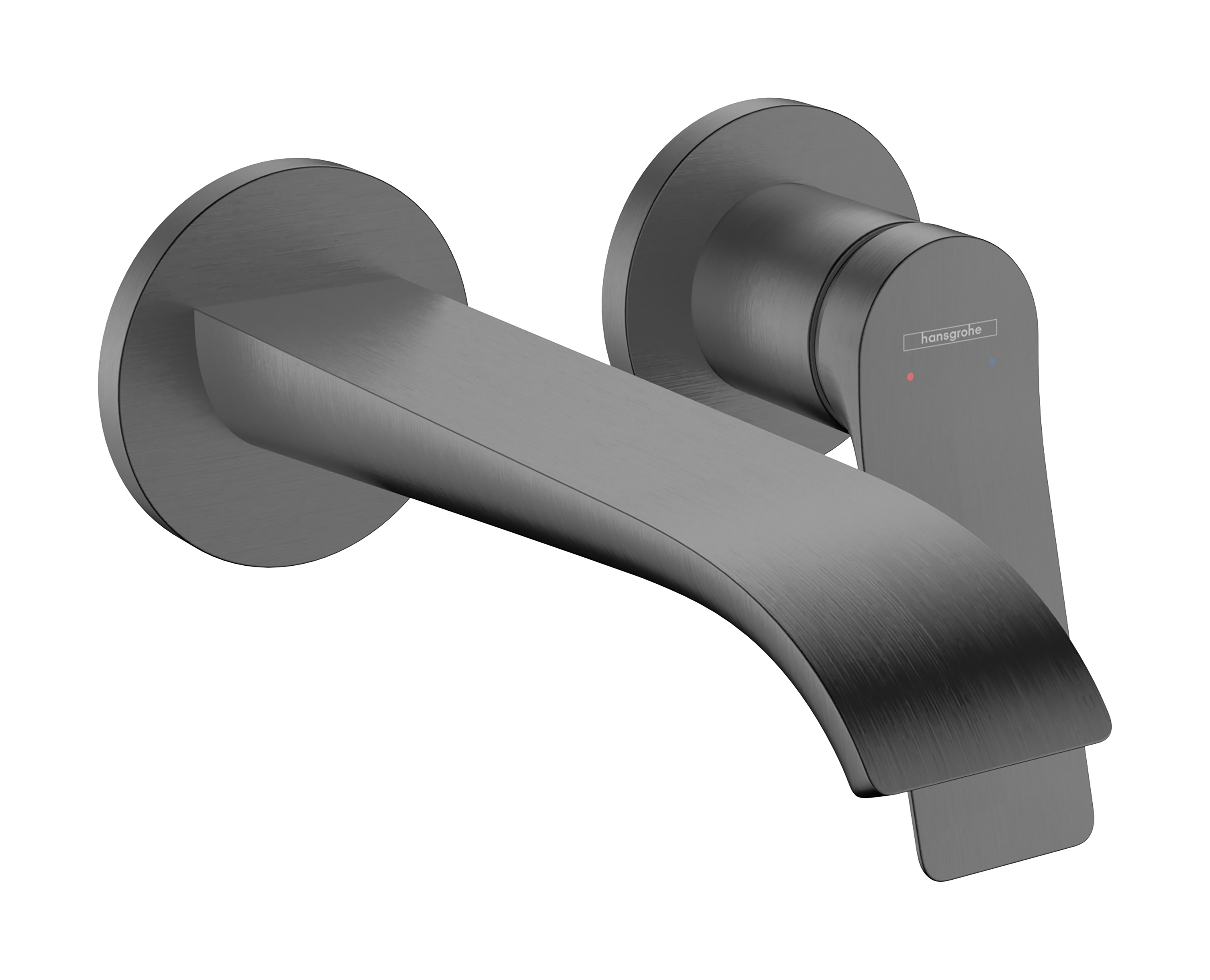 Vivenis single lever washbasin mixer concealed for wall mounting with spout 19.5 cm