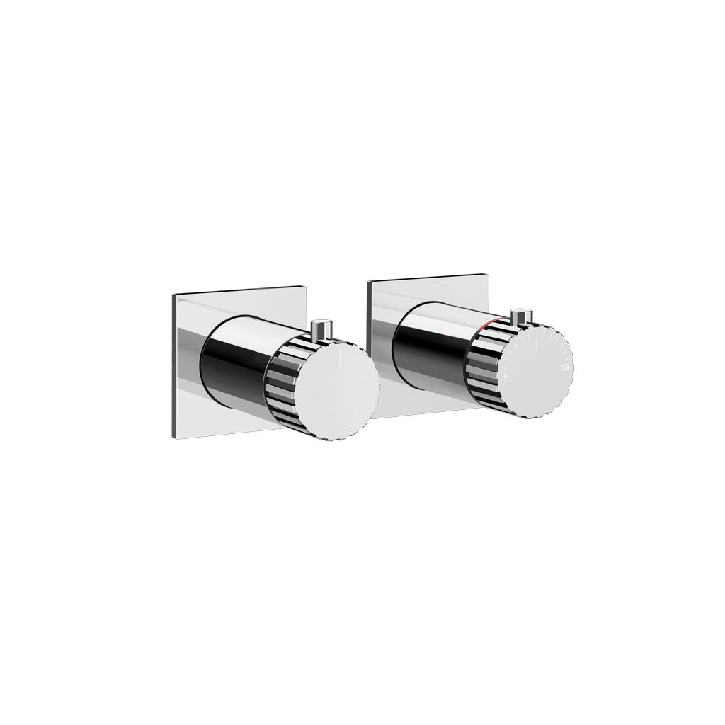 Gessi Incastri Unterputz-Thermostat, 2-Wege, chrom