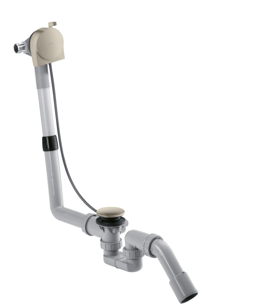 Axor Exafill S Komplettset Wanneneinlauf für Normalbadewannen, brushed nickel