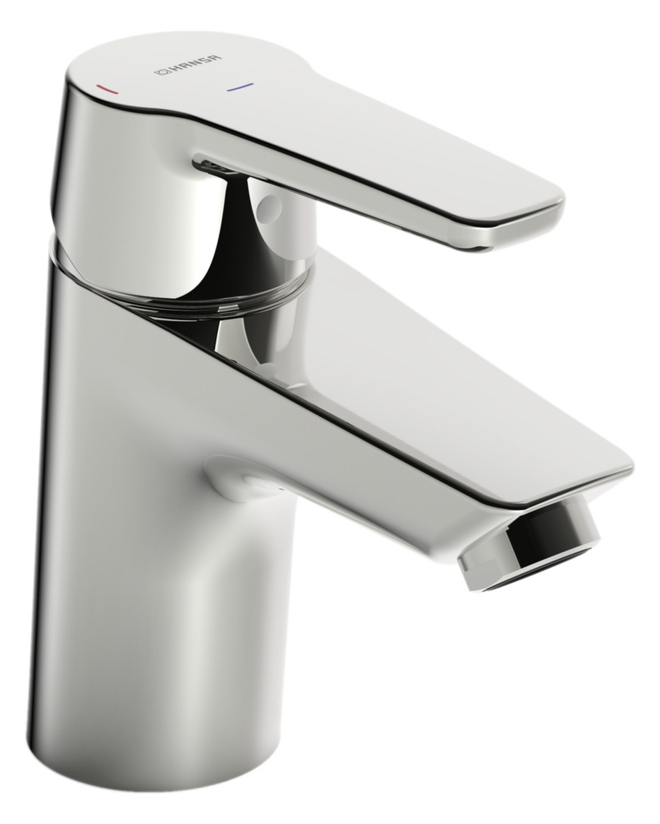 Chrom Wasserhahn Einhandmischer für Bad mit Hebelgriff