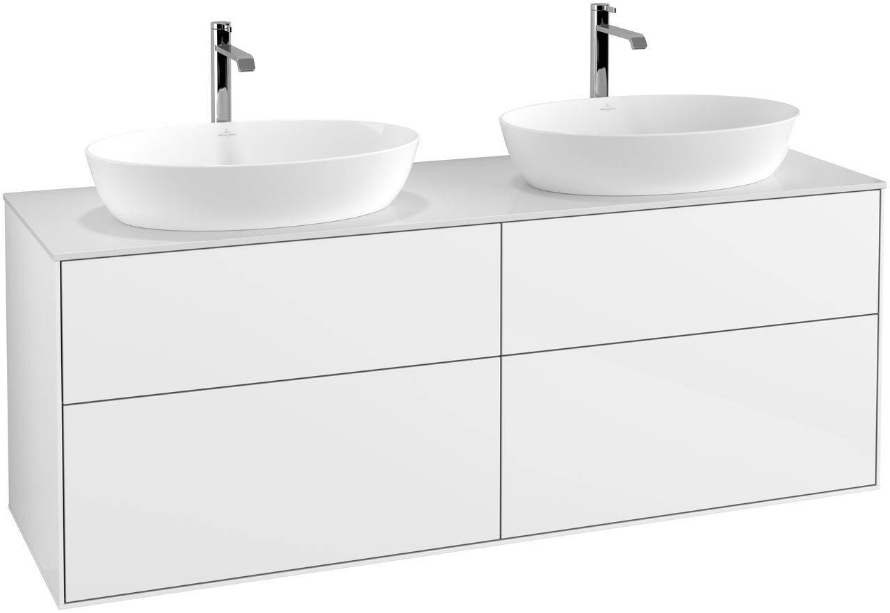 Villeroy & Boch Finion Waschtischunterschrank 1600 x 603 x 501mm, Abdeckplatte weiß matt