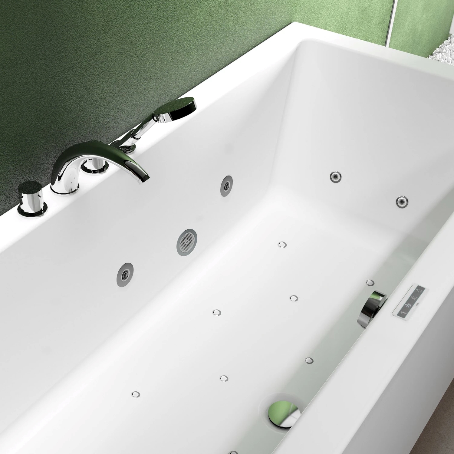 Lusso Easypool 3.1 Whirlwanne 180 x 80cm, Touchbedienung