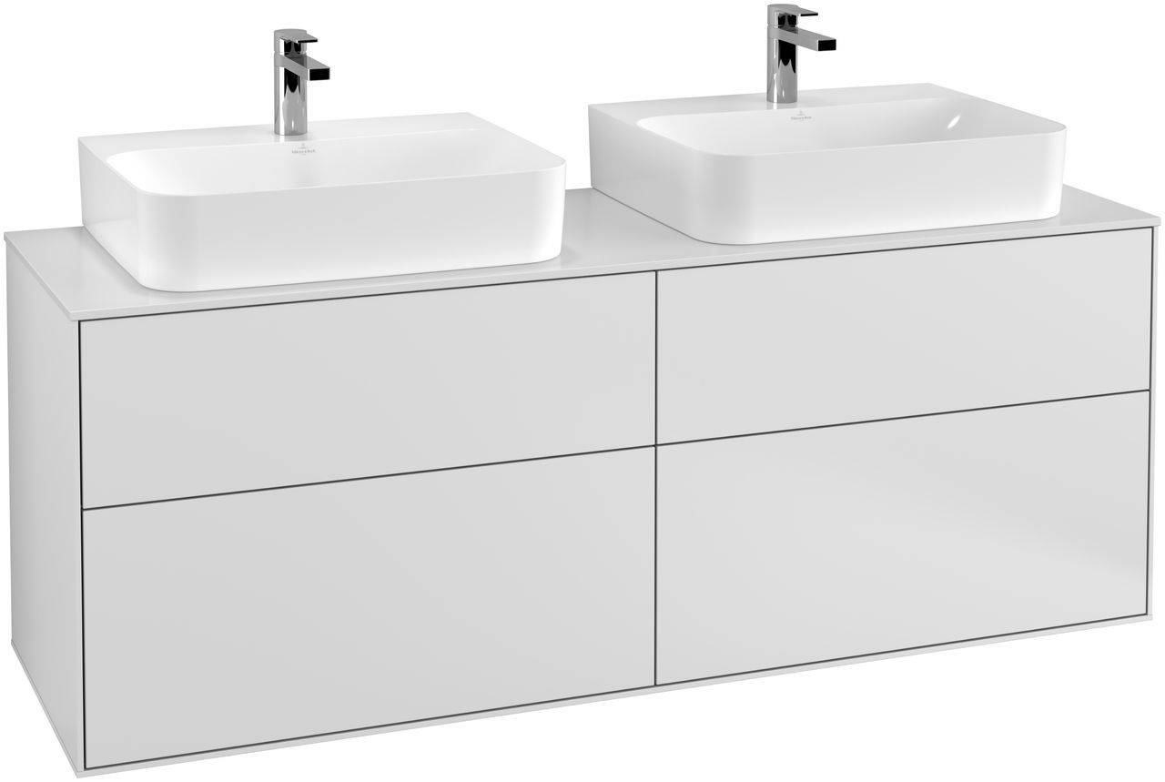 Villeroy & Boch Finion Waschtischunterschrank 1600 x 603 x 501mm, Abdeckplatte weiß matt