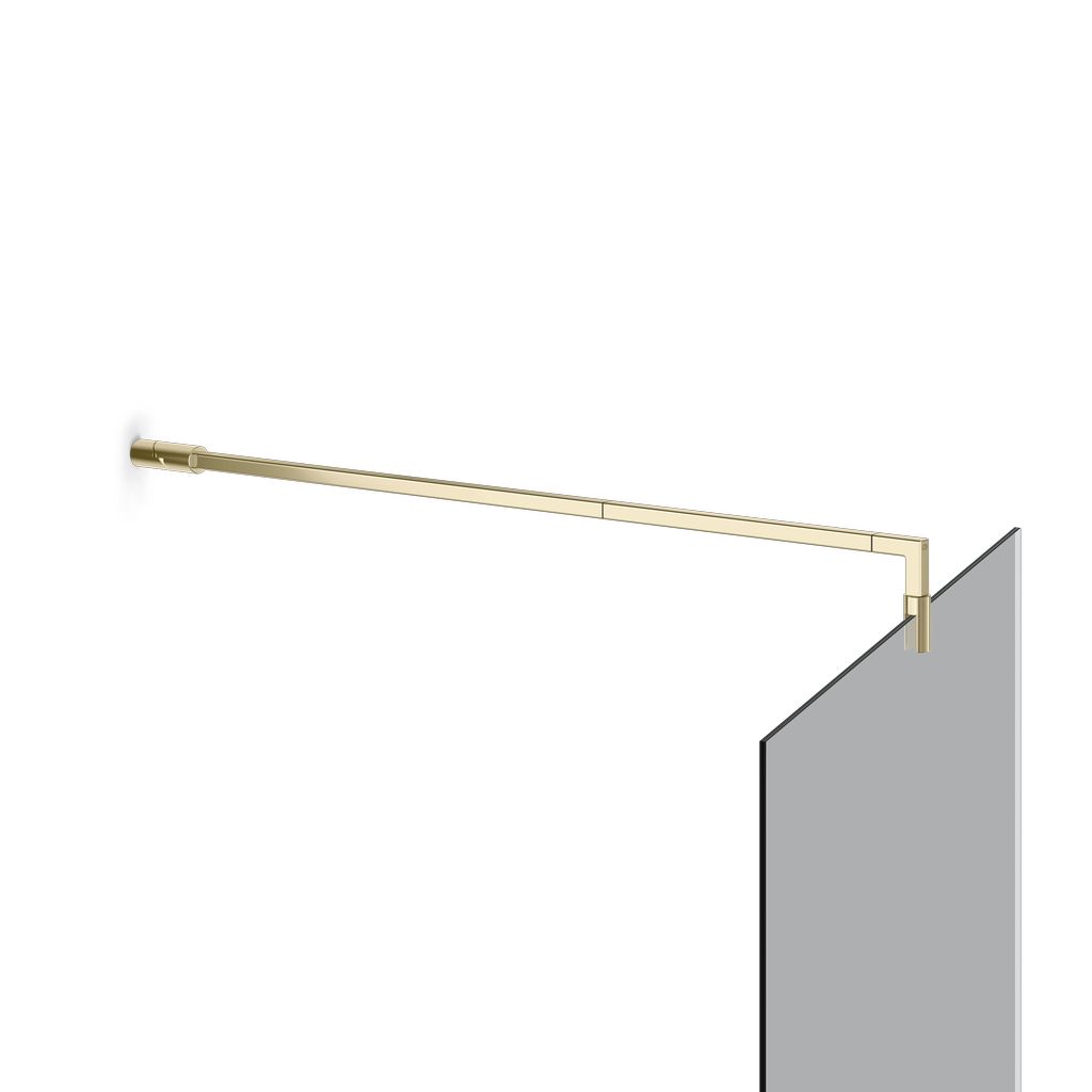Gessi SHOWER G Glashaltearm verstellbar, Unito, messing