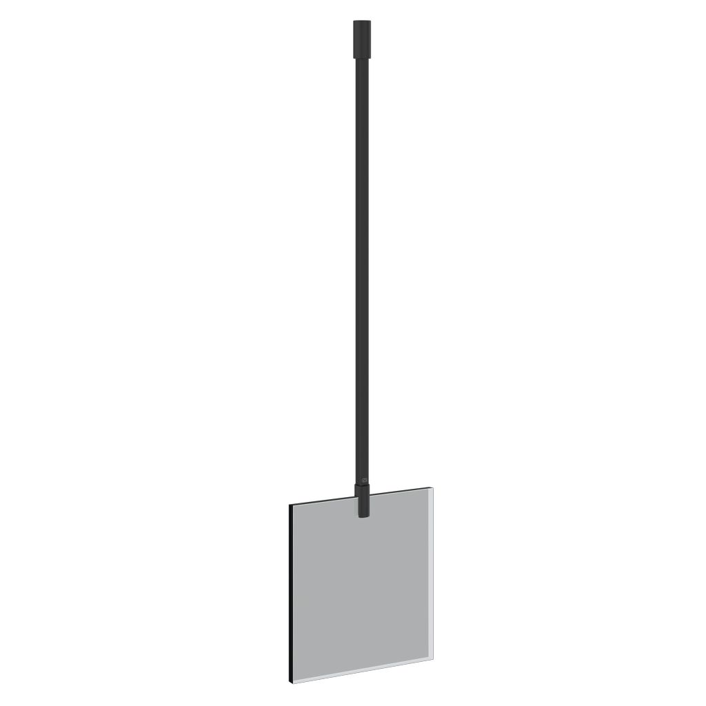 Gessi SHOWER G Glashaltearm schwarz matt