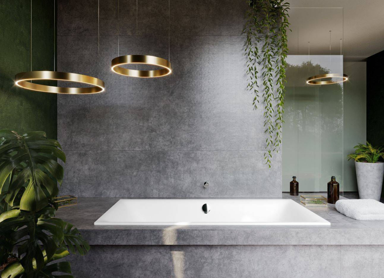 Kaldewei Silenio Rechteck-Badewanne 1900 x 900 x 425mm
