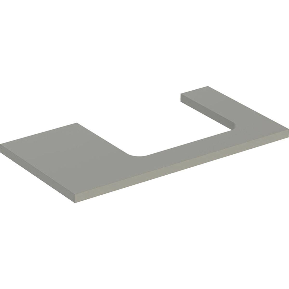 Geberit One Waschtischplatte Ausschnitt rechts, für Aufsatzwaschtisch, 90cm