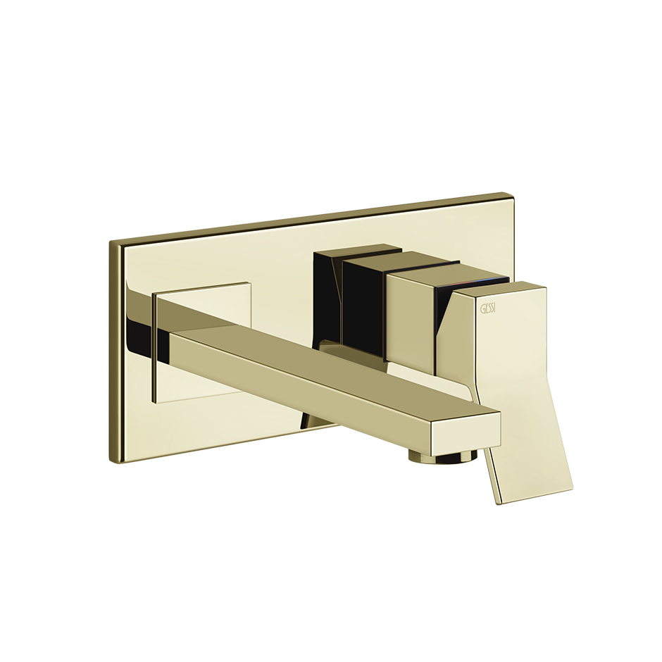 Gessi Rettangolo K Wand-Einhebelmischer mit festem Auslauf, 207mm