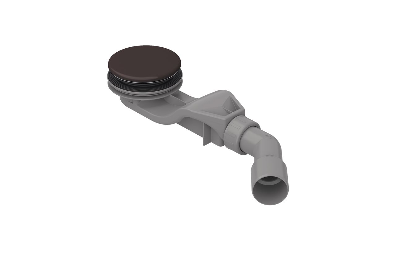 Ablaufgarnitur Solid 30 mit Anti-Rutsch-Pro für glasierten Deckel