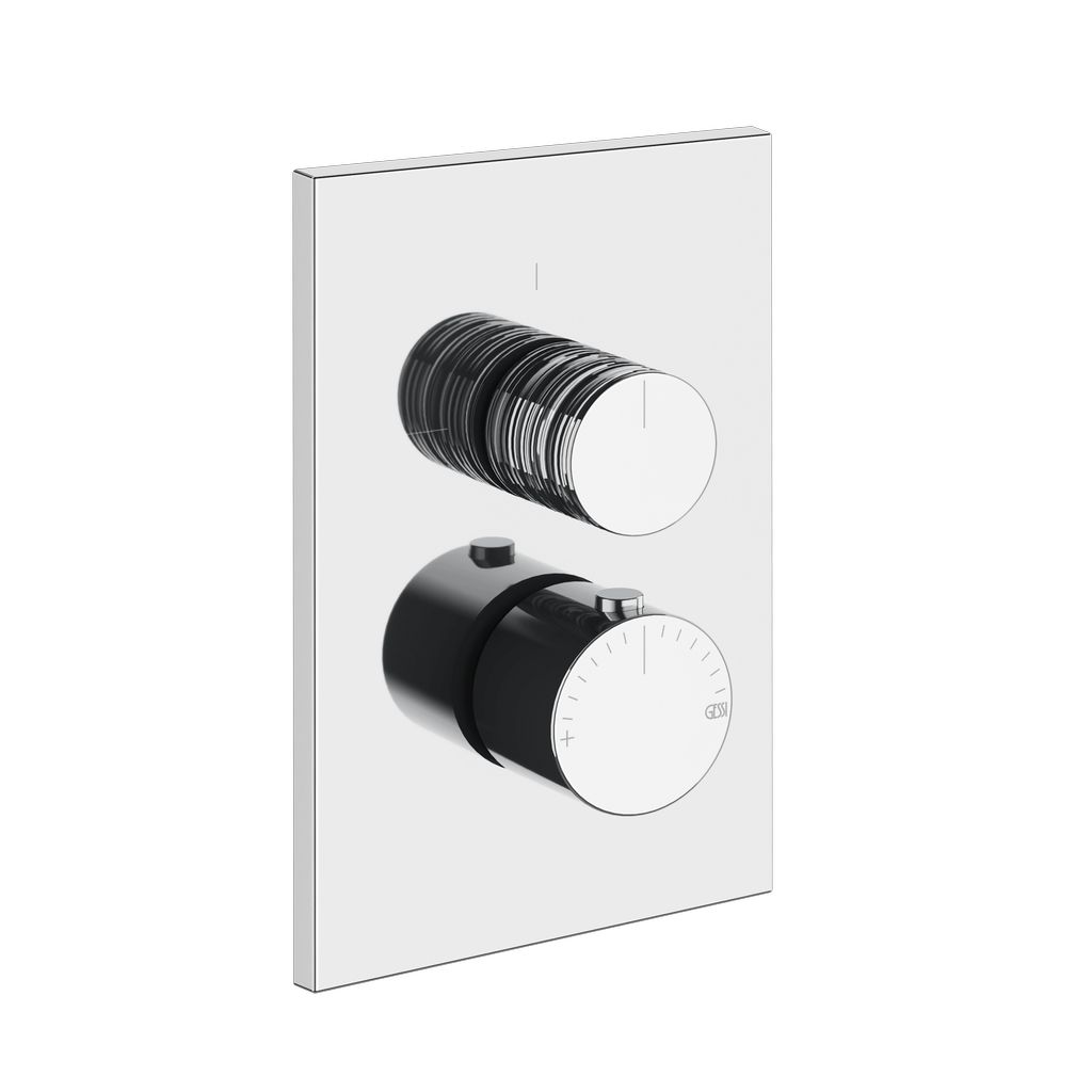 Gessi Habito TRAME Thermostat, 2-Wege dark bronze