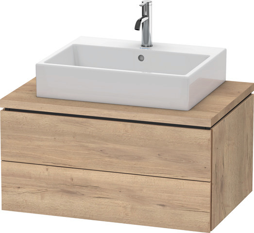 Duravit L-cube Waschtischunterbau für Konsole LC 5817, 2 Schubkästen, 820 x 547mm