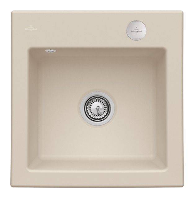 Villeroy & Boch Subway 50 S Küchenspüle, mit Ablaufgarnitur mit Excenterbetätigung, 525 x 510mm