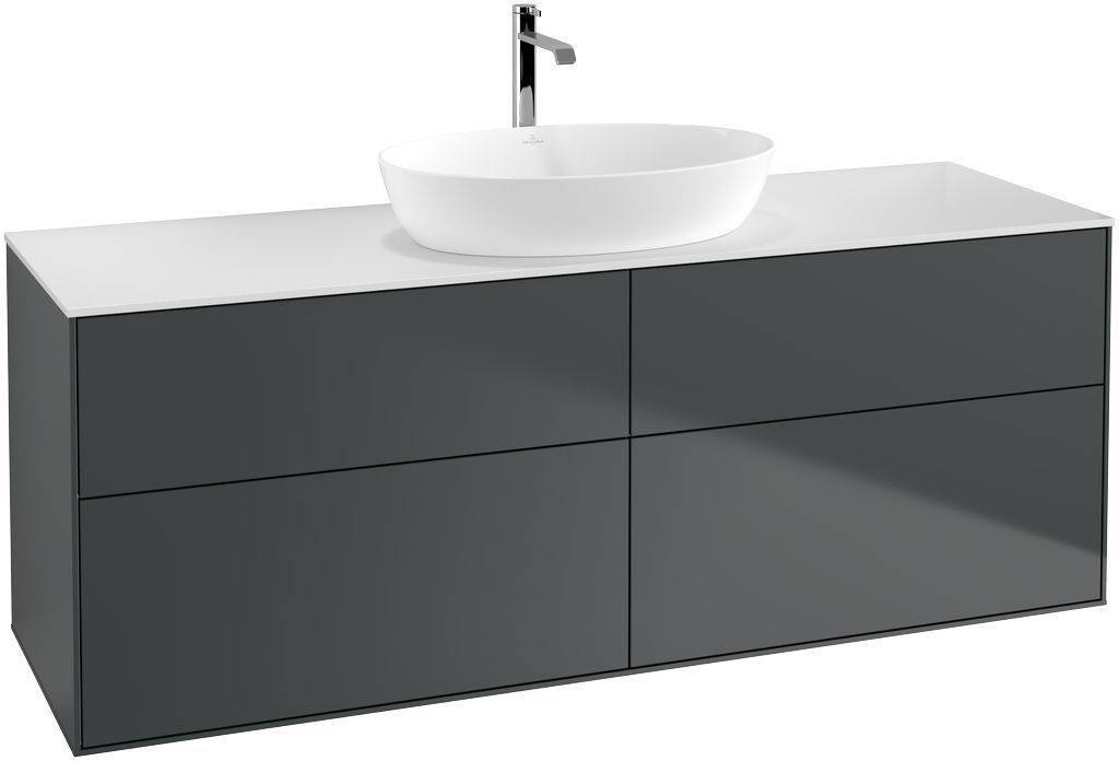 Villeroy & Boch Finion Waschtischunterschrank 1600 x 603 x 501mm, Abdeckplatte weiß matt