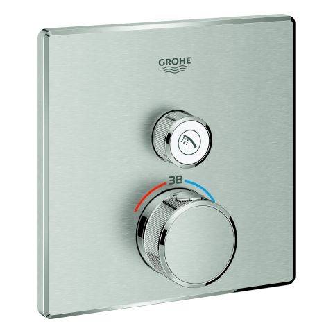 GROHE Grohtherm Smartcontrol Thermostat mit 1 Absperrventil, eckig