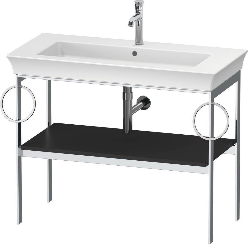 Duravit White Tulip Metallkonsole, bodenstehend, 984 x 450mm